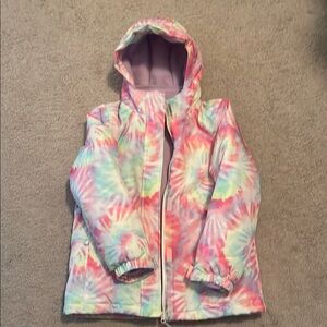 The Children's Place Tie-Dye Hooded 3 in 1 Jacket. Size L (10/12)